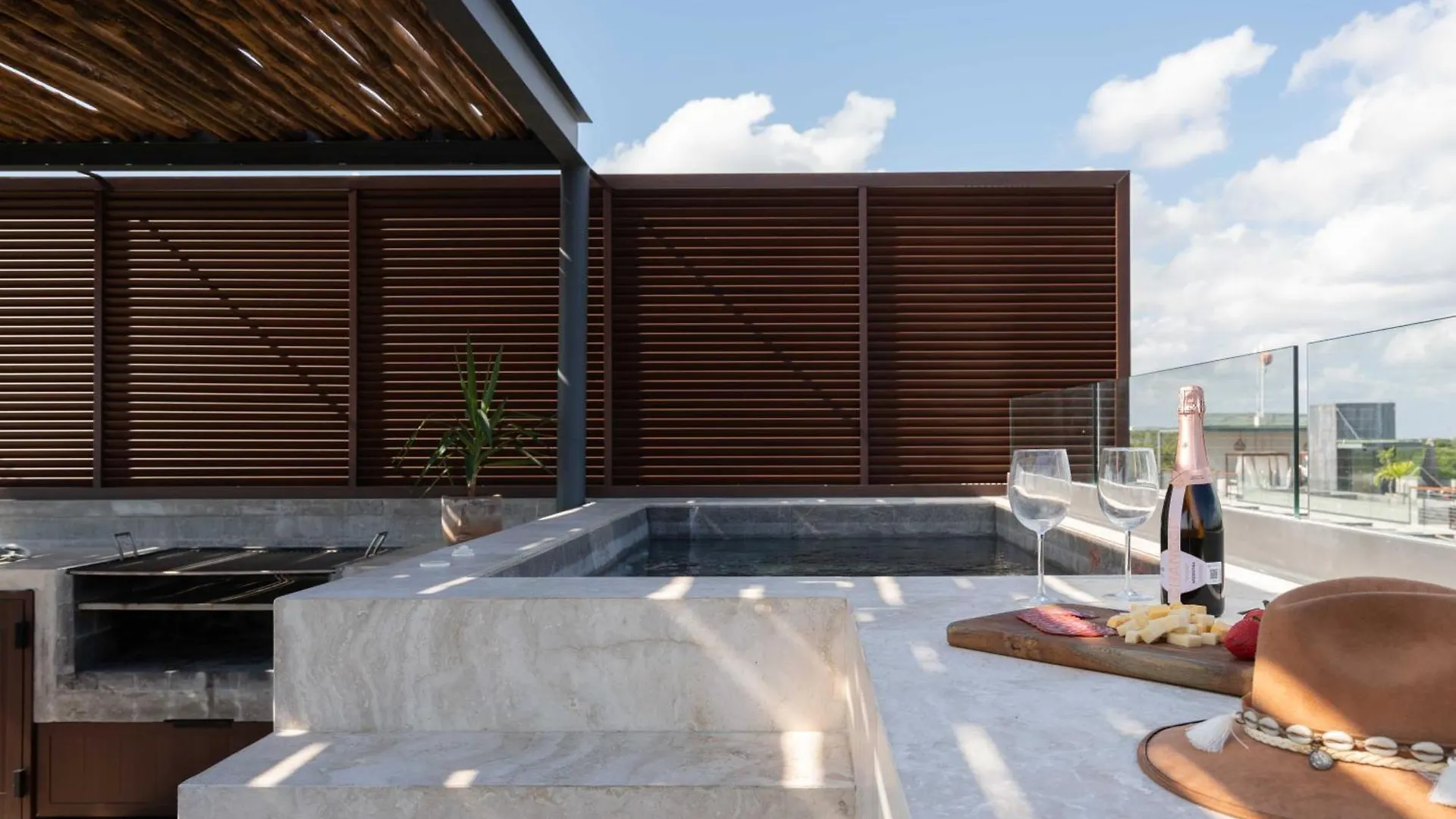 Amazing Penthouse Private Pool Close To Beach Τουλούμ Διαμέρισμα