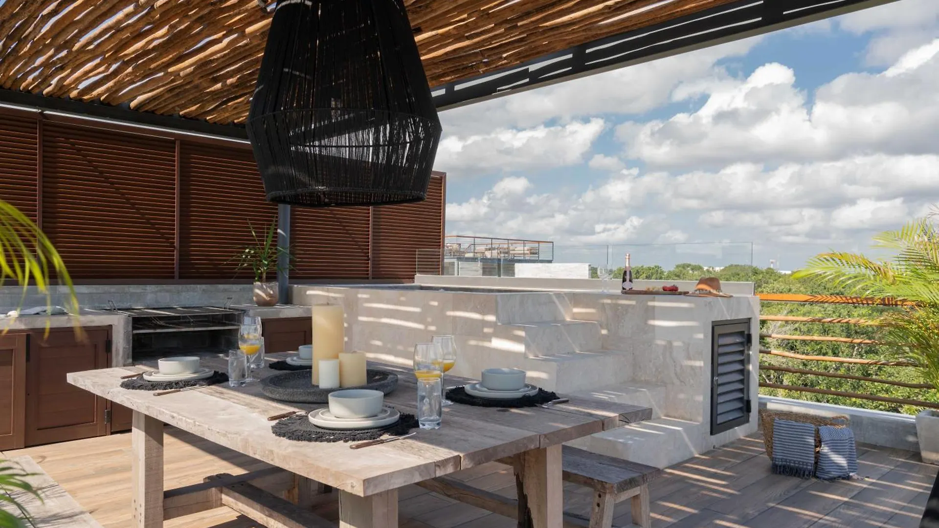 Amazing Penthouse Private Pool Close To Beach Τουλούμ Διαμέρισμα