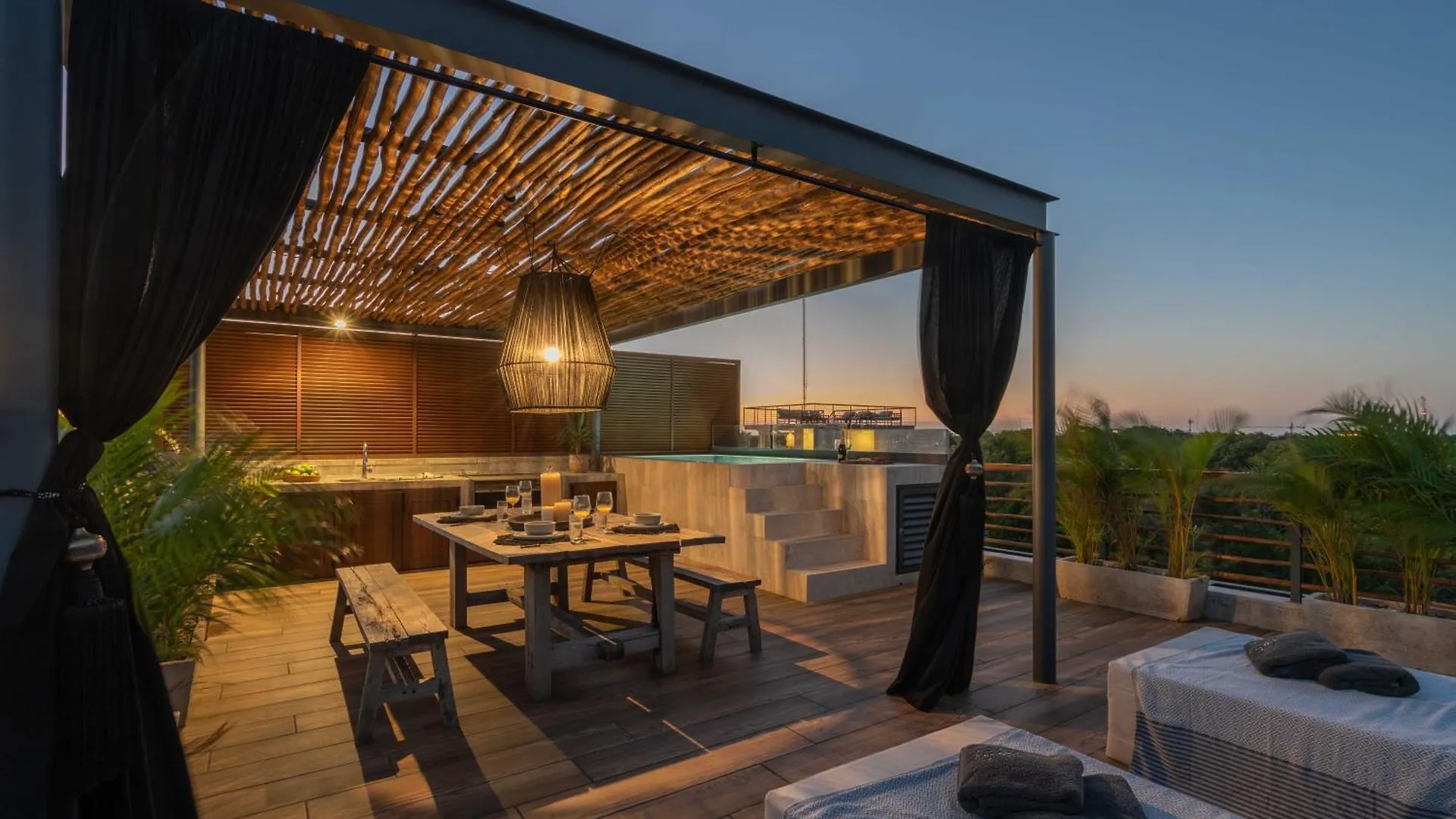 Amazing Penthouse Private Pool Close To Beach Tulum Apartment